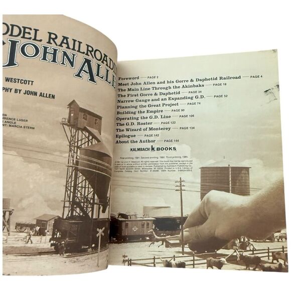 Model Railroading With John Allen Linn H. Wescott Vintage Paperback Book. - Picture 4 of 13